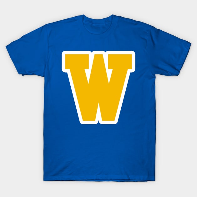 Woodsboro High Letter T-Shirt by nickmeece